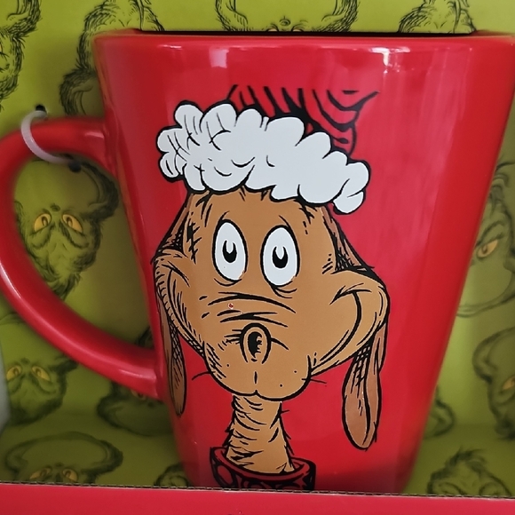 Grinch and Max Mugs - Red and Green - Picture 2 of 5